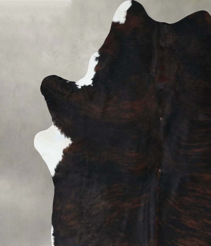 Dark Brindle XX-Large Brazilian Cowhide Rug 9'3"H x 7'10"W #B17809 by Hudson Hides