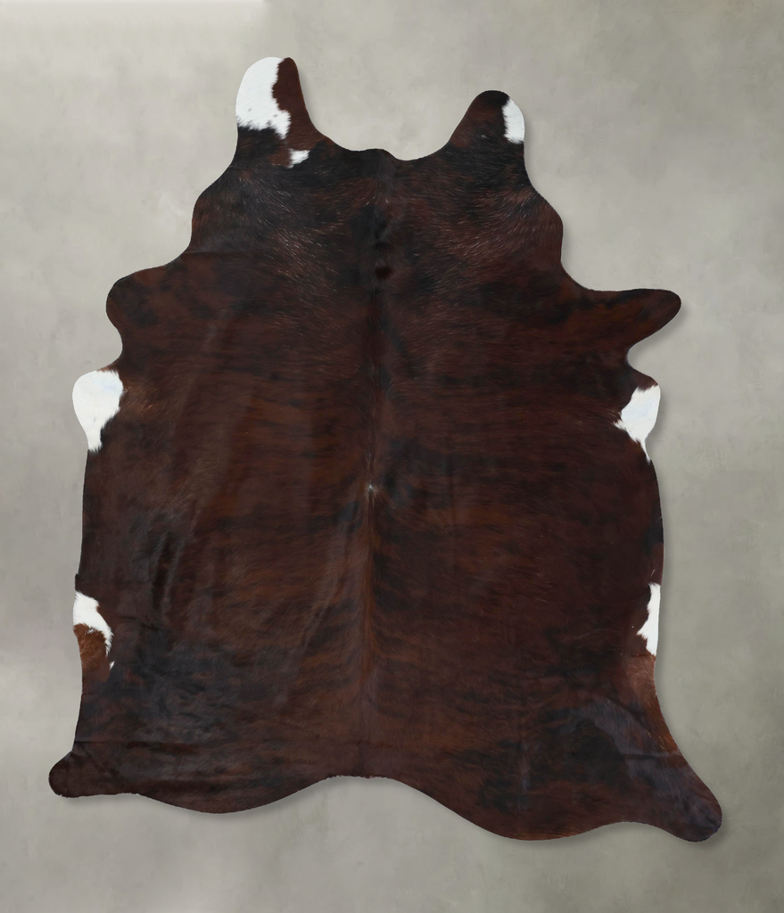 Dark Brindle XX-Large Brazilian Cowhide Rug 8'4"H x 6'5"W #B17812 by Hudson Hides