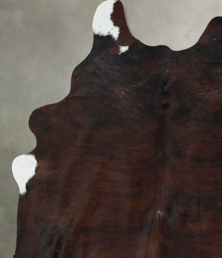 Dark Brindle XX-Large Brazilian Cowhide Rug 8'4"H x 6'5"W #B17812 by Hudson Hides