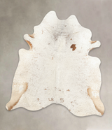 Salt and Pepper Brown XX-Large Brazilian Cowhide Rug 7'5"H x 6'9"W #B1782 by Hudson Hides