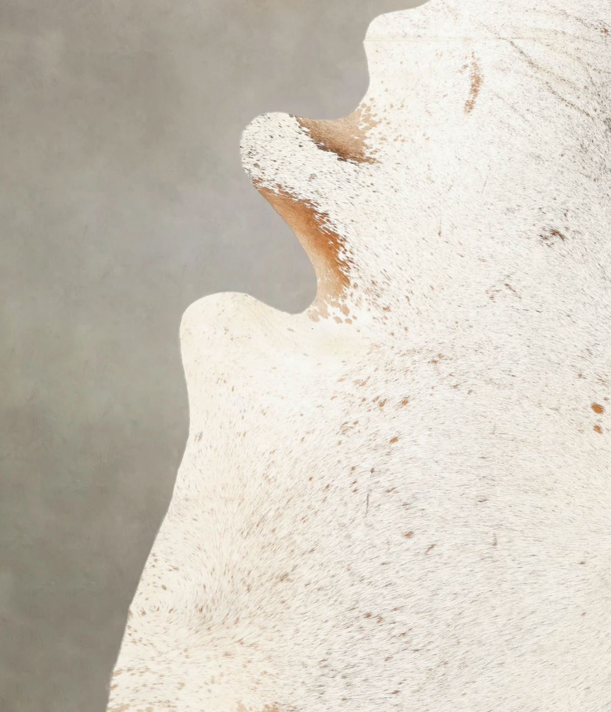 Salt and Pepper Brown XX-Large Brazilian Cowhide Rug 7'5"H x 6'9"W #B1782 by Hudson Hides