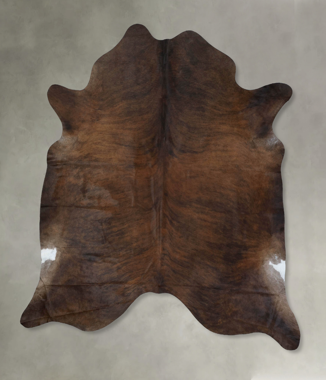Dark Brindle XX-Large Brazilian Cowhide Rug 8'2"H x 6'10"W #B17830 by 