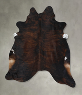 Dark Brindle XX-Large Brazilian Cowhide Rug 7'5"H x 6'9"W #B17831 by Hudson Hides