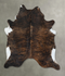 Dark Brindle XX-Large Brazilian Cowhide Rug 7'7