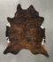 Dark Brindle XX-Large Brazilian Cowhide Rug 8'7