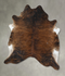 Dark Brindle XX-Large Brazilian Cowhide Rug 8'10