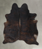 Dark Brindle X-Large Brazilian Cowhide Rug 7'8