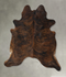 Dark Brindle Large Brazilian Cowhide Rug 6'9