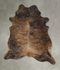 Dark Brindle X-Large Brazilian Cowhide Rug 7'11