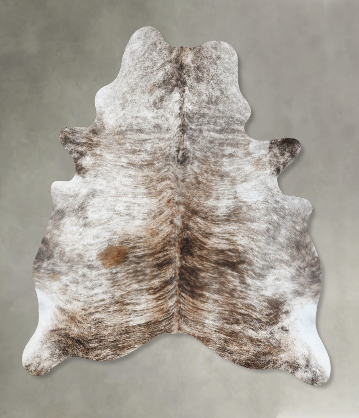 Light Brindle X-Large Brazilian Cowhide Rug 7'9"H x 5'11"W #B17946 by Hudson Hides