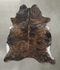 Dark Brindle X-Large Brazilian Cowhide Rug 7'4