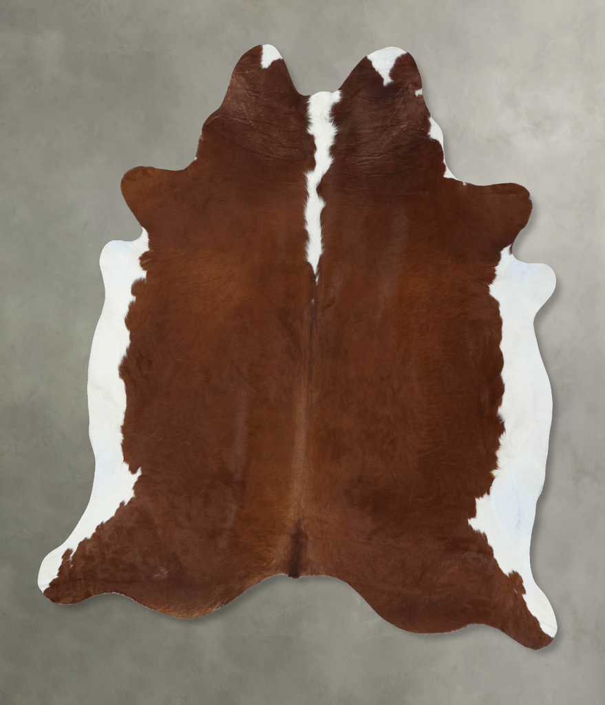 Hereford XX-Large Brazilian Cowhide Rug 8'3"H x 7'2"W #B18003 by Hudson Hides