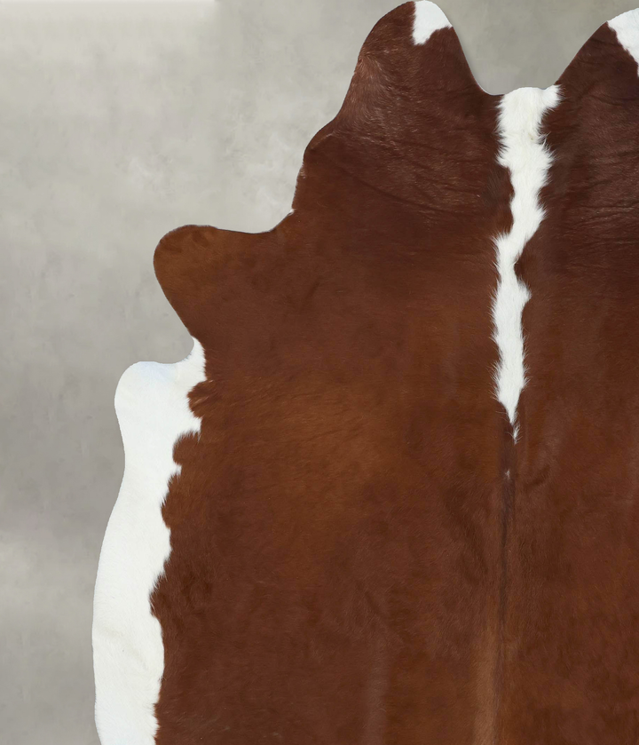 Hereford XX-Large Brazilian Cowhide Rug 8'3"H x 7'2"W #B18003 by Hudson Hides