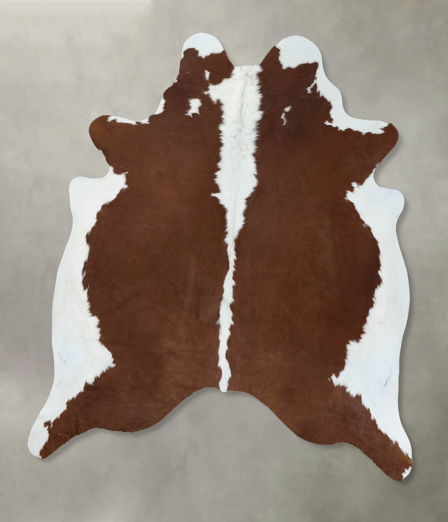 Hereford XX-Large Brazilian Cowhide Rug 7'11"H x 7'0"W #B18004 by Hudson Hides