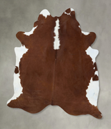Hereford XX-Large Brazilian Cowhide Rug 8'8"H x 7'5"W #B18005 by Hudson Hides