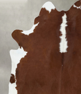 Hereford XX-Large Brazilian Cowhide Rug 8'8"H x 7'5"W #B18005 by Hudson Hides