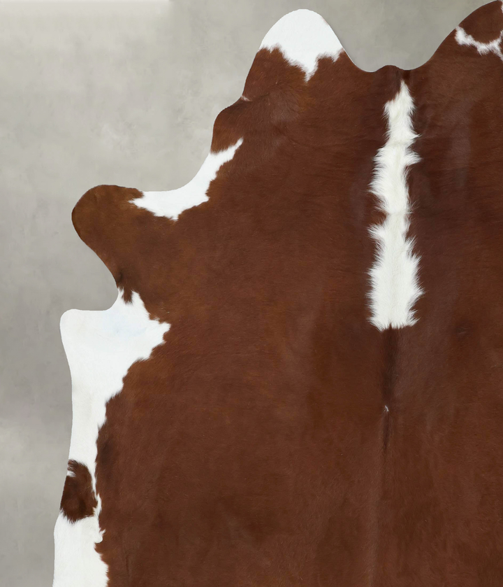 Hereford XX-Large Brazilian Cowhide Rug 8'8"H x 7'5"W #B18005 by Hudson Hides