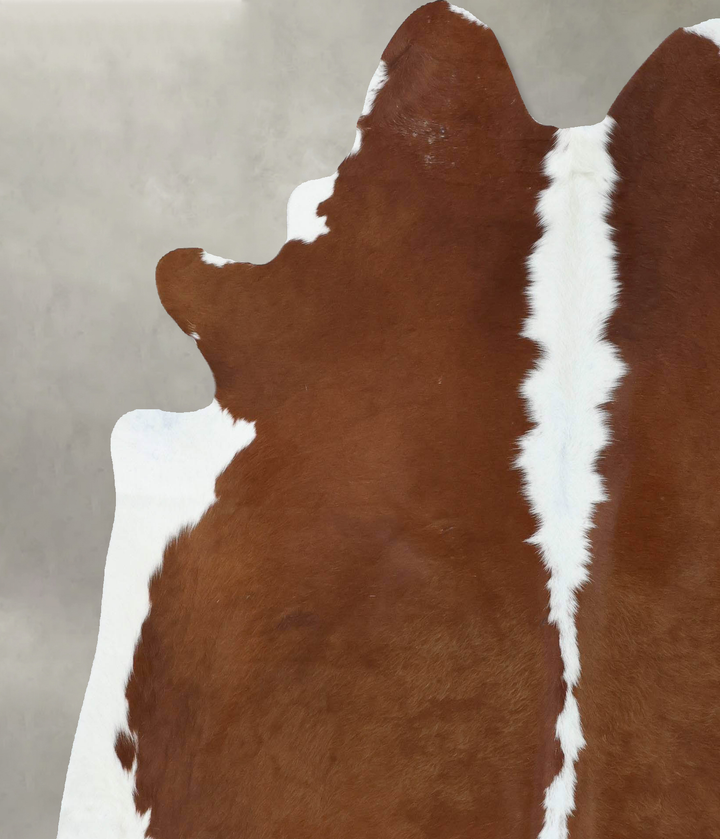 Hereford X-Large Brazilian Cowhide Rug 7'2"H x 6'5"W #B18012 by Hudson Hides