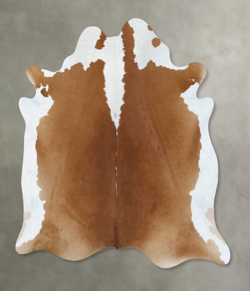 Hereford X-Large Brazilian Cowhide Rug 6'11"H x 6'5"W #B18013 by Hudson Hides