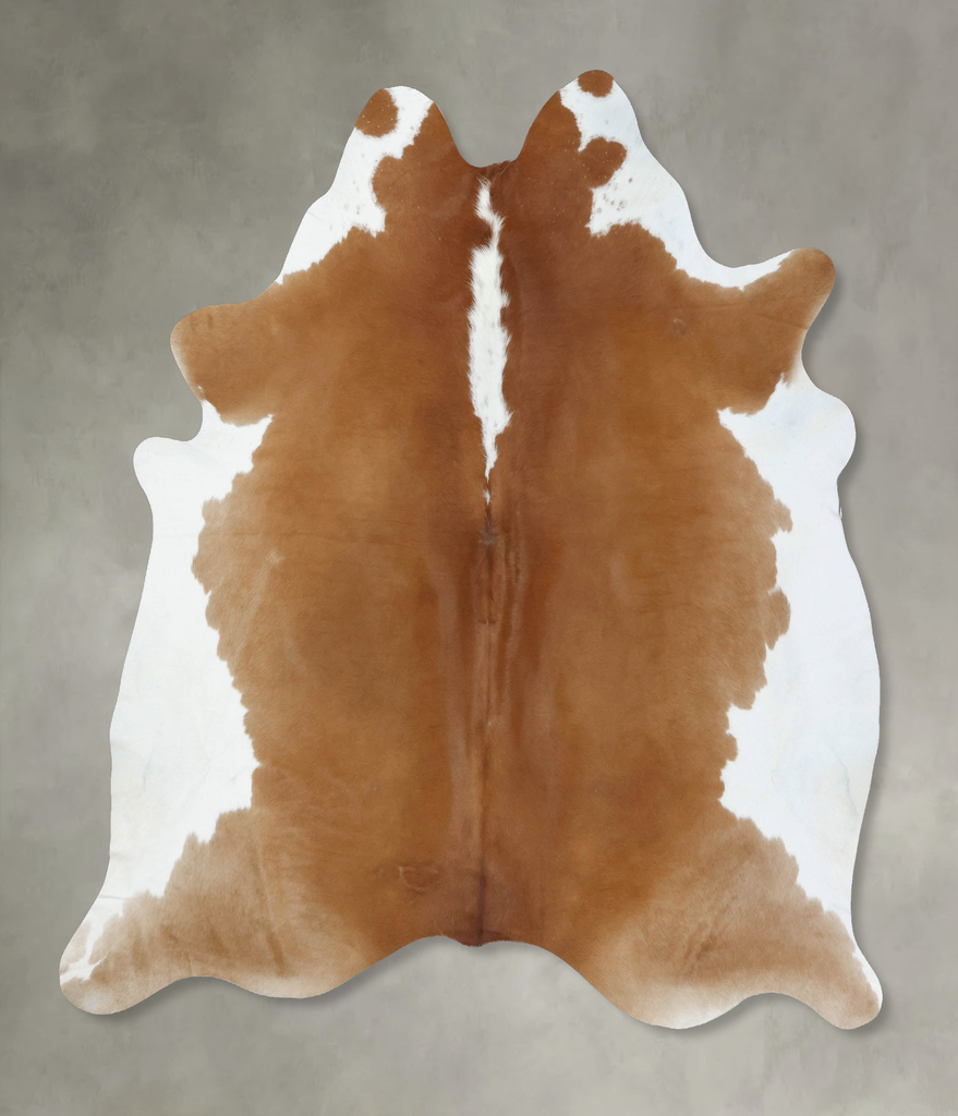 Hereford XX-Large Brazilian Cowhide Rug 7'11"H x 7'4"W #B18014 by Hudson Hides