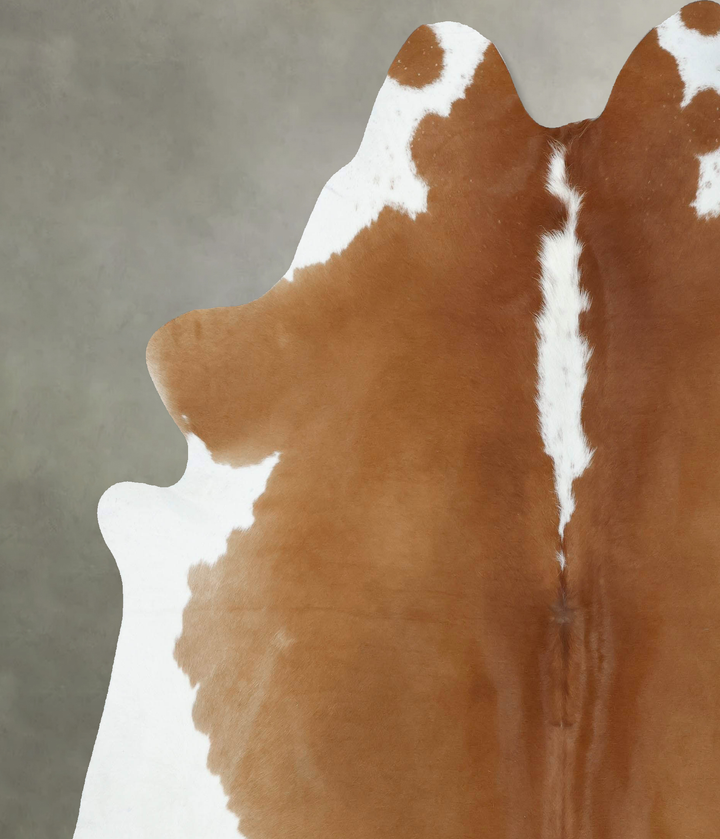 Hereford XX-Large Brazilian Cowhide Rug 7'11"H x 7'4"W #B18014 by Hudson Hides