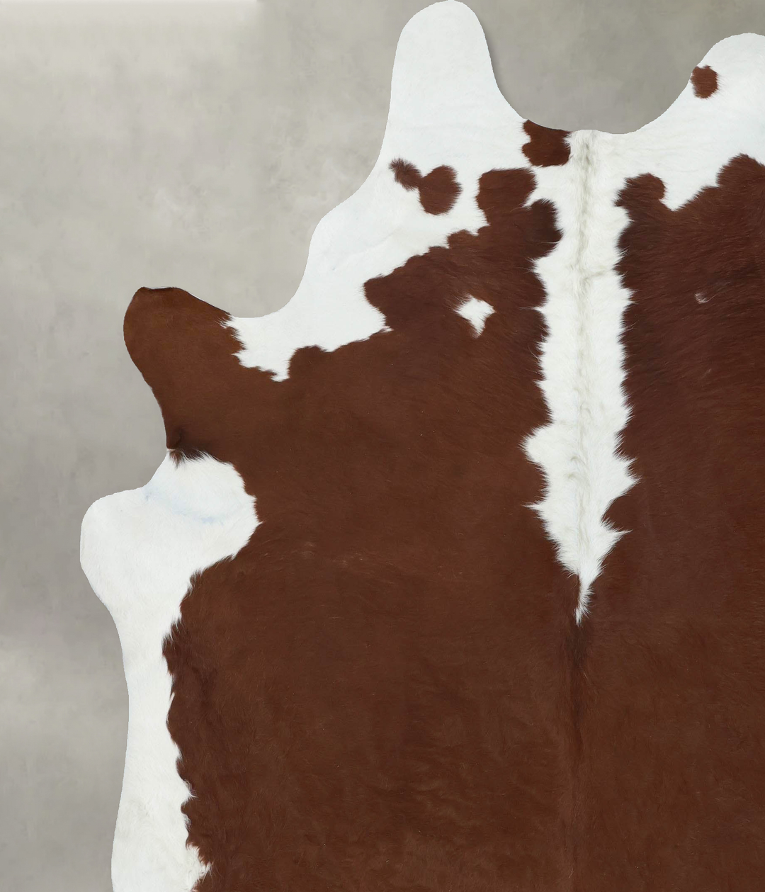 Hereford XX-Large Brazilian Cowhide Rug 8'2"H x 7'2"W #B18020 by Hudso
