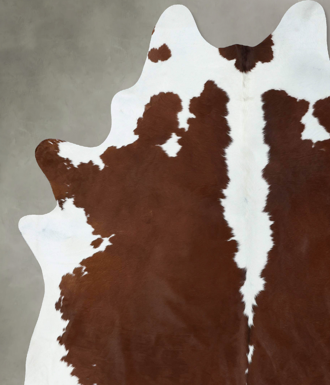 Hereford XX-Large Brazilian Cowhide Rug 8'11"H x 7'2"W #B18021 by Huds