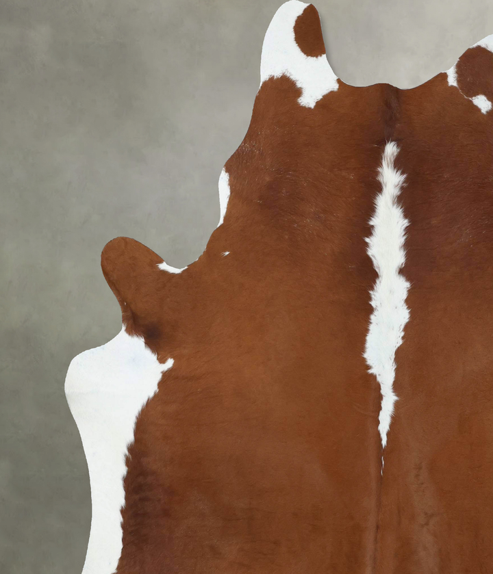 Hereford XX-Large Brazilian Cowhide Rug 8'0"H x 6'10"W #B18022 by Hudson Hides