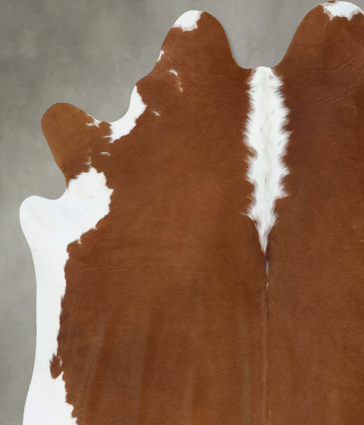 Hereford XX-Large Brazilian Cowhide Rug 7'9"H x 6'8"W #B18024 by Hudson Hides