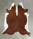Hereford XX-Large Brazilian Cowhide Rug 7'11"H x 7'8"W #B18025 by Hudson Hides