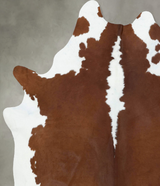 Hereford XX-Large Brazilian Cowhide Rug 7'11"H x 6'7"W #B18026 by Hudson Hides