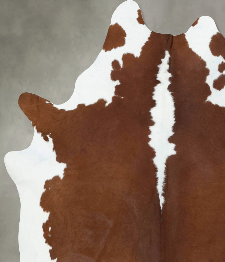 Hereford XX-Large Brazilian Cowhide Rug 7'11"H x 6'7"W #B18026 by Hudson Hides