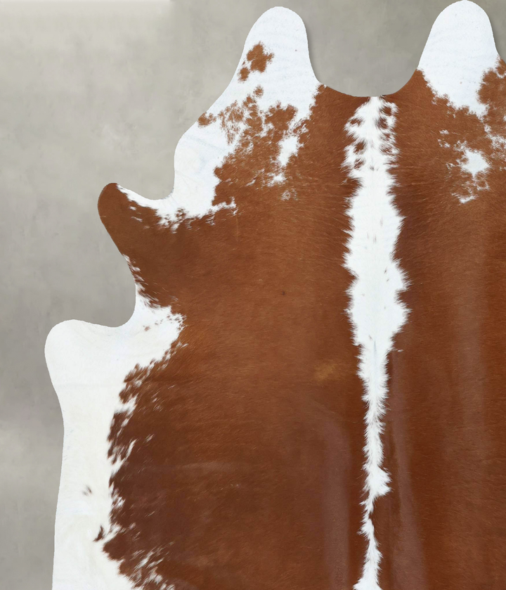 Hereford XX-Large Brazilian Cowhide Rug 8'1"H x 6'10"W #B18027 by Hudson Hides