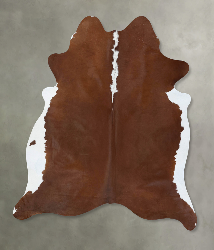 Hereford X-Large Brazilian Cowhide Rug 7'4"H x 6'5"W #B18028 by Hudson Hides