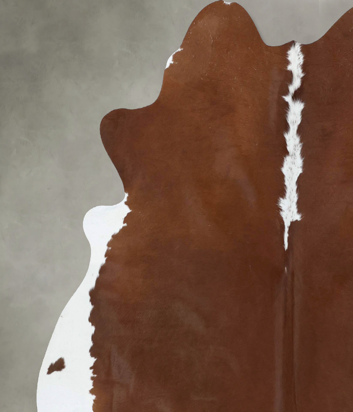 Hereford X-Large Brazilian Cowhide Rug 7'4"H x 6'5"W #B18028 by Hudson Hides