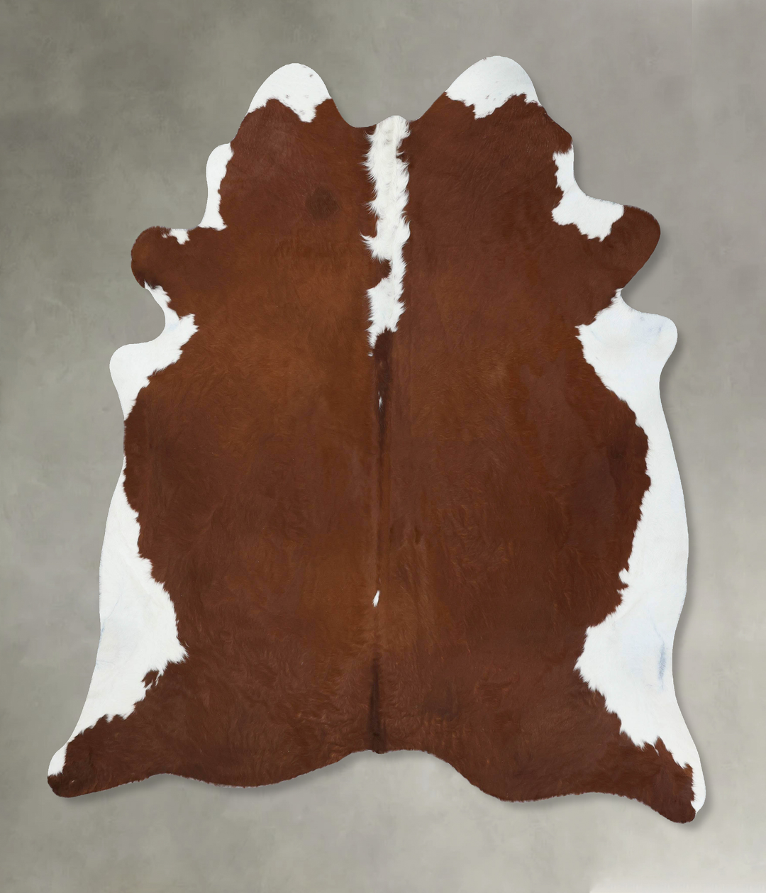 Hereford XX-Large Brazilian Cowhide Rug 7'11"H x 6'10"W #B18030 by Hud