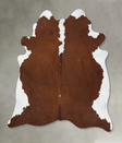 Hereford XX-Large Brazilian Cowhide Rug 7'11"H x 6'10"W #B18030 by Hudson Hides