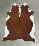 Hereford XX-Large Brazilian Cowhide Rug 7'11"H x 6'10"W #B18030 by Hudson Hides