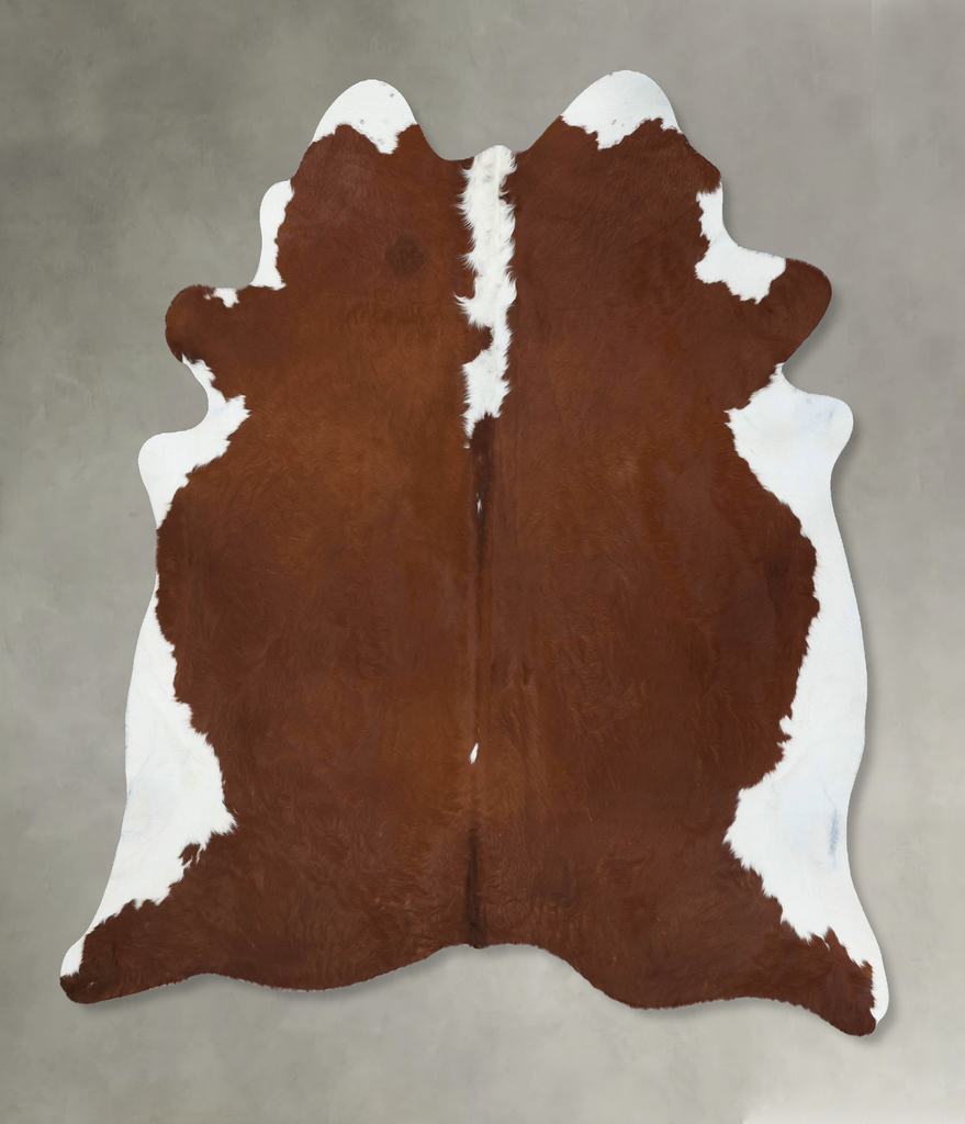 Hereford XX-Large Brazilian Cowhide Rug 7'11"H x 6'10"W #B18030 by Hudson Hides