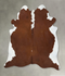 Hereford XX-Large Brazilian Cowhide Rug 7'11