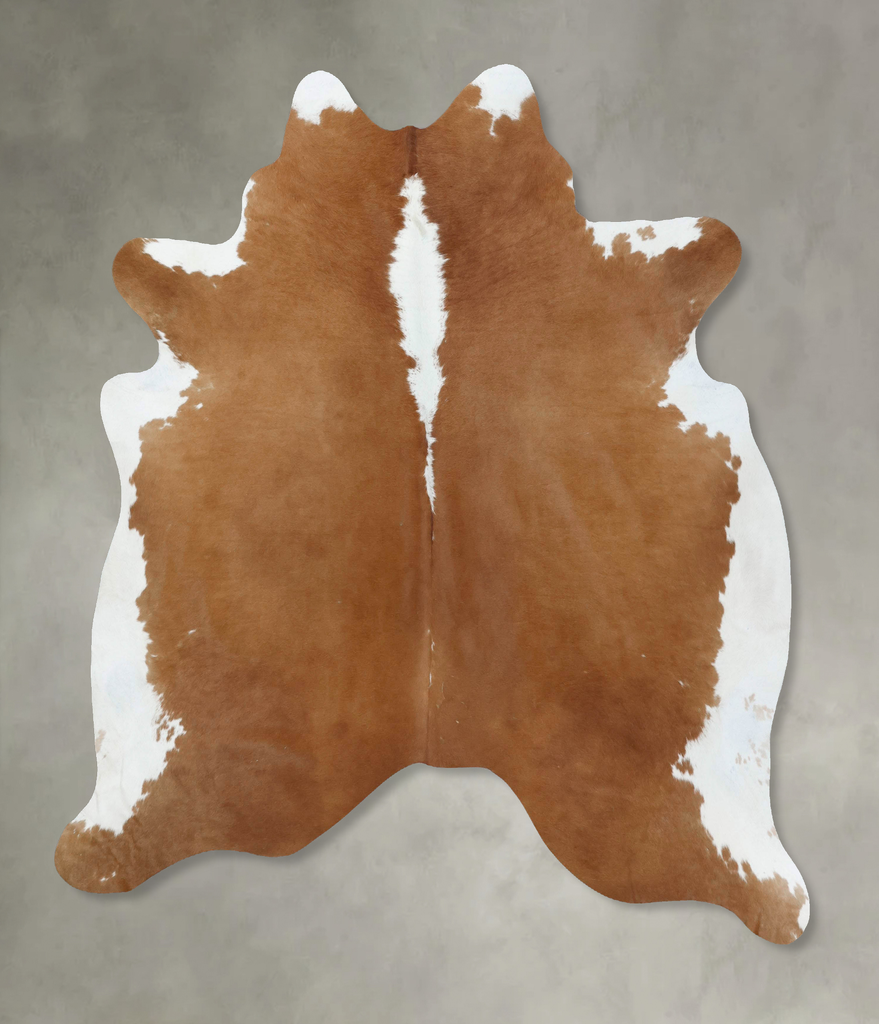 Hereford X-Large Brazilian Cowhide Rug 7'5"H x 6'8"W #B18034 by Hudson Hides