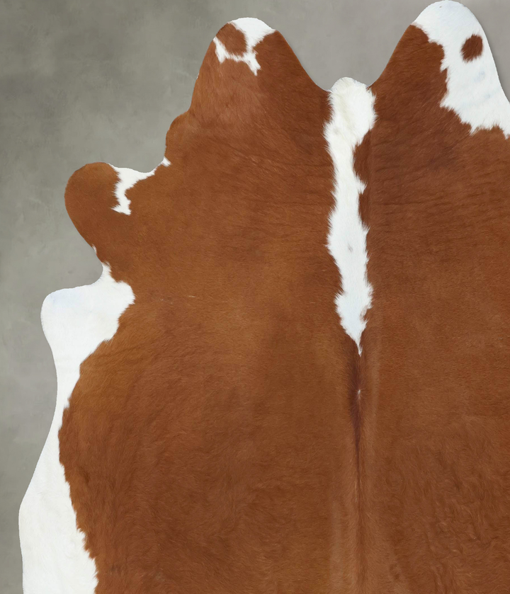 Hereford XX-Large Brazilian Cowhide Rug 7'7"H x 7'1"W #B18042 by Hudson Hides