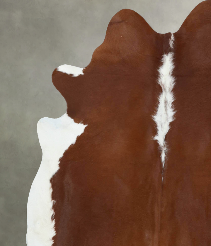 Hereford X-Large Brazilian Cowhide Rug 7'4"H x 6'8"W #B18043 by Hudson Hides
