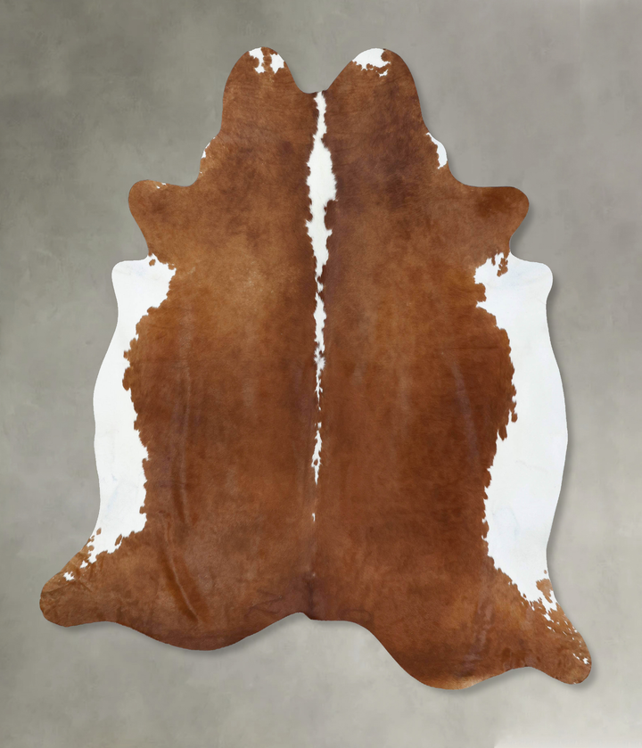 Hereford XX-Large Brazilian Cowhide Rug 7'10"H x 7'1"W #B18044 by Hudson Hides