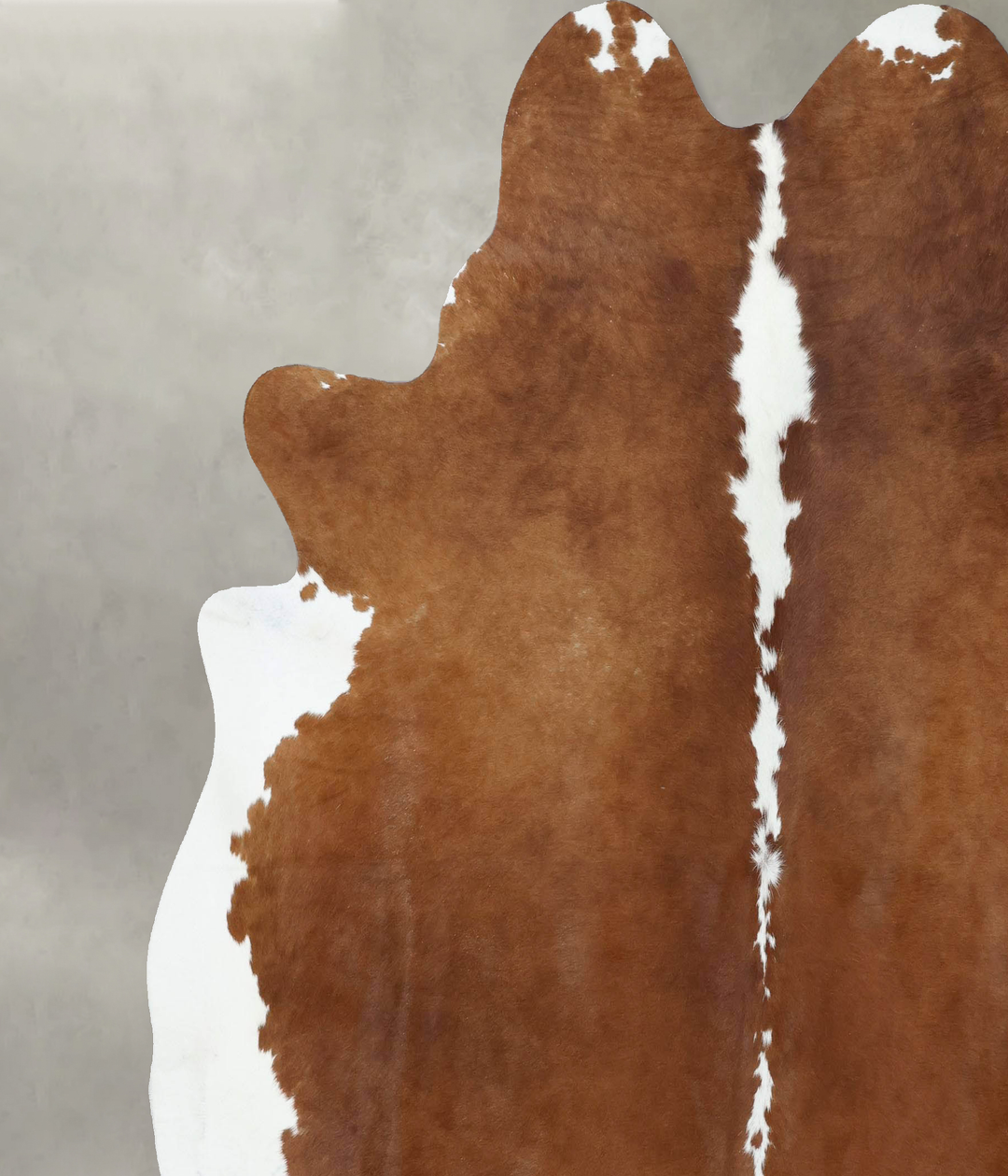 Hereford XX-Large Brazilian Cowhide Rug 7'10"H x 7'1"W #B18044 by Huds
