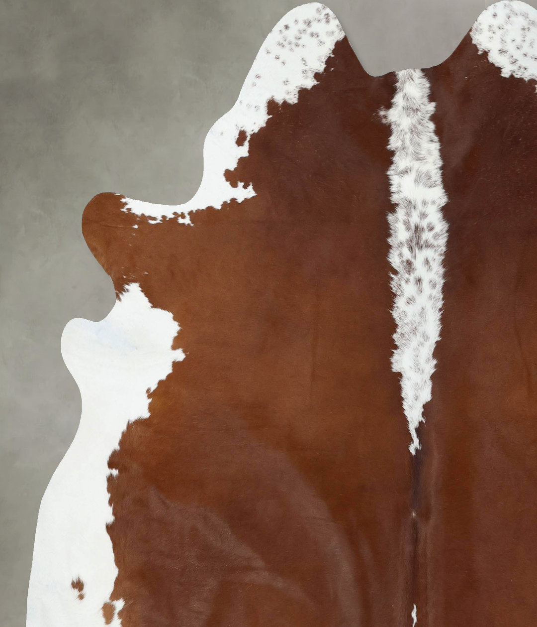 Hereford XX-Large Brazilian Cowhide Rug 7'9"H x 6'9"W #B18046 by Hudso