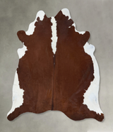 Hereford XX-Large Brazilian Cowhide Rug 7'10"H x 7'3"W #B18047 by Hudson Hides