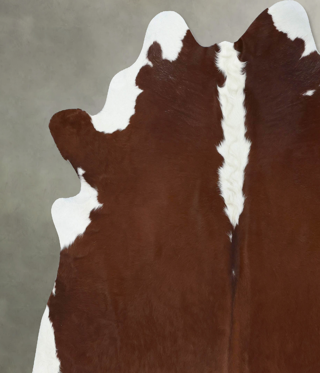 Hereford XX-Large Brazilian Cowhide Rug 7'10"H x 7'3"W #B18047 by Huds