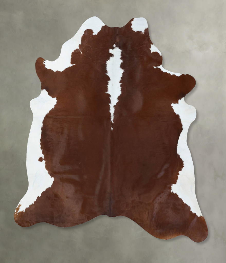 Hereford X-Large Brazilian Cowhide Rug 7'6"H x 6'7"W #B18052 by Hudson Hides