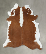 Hereford X-Large Brazilian Cowhide Rug 7'8"H x 6'3"W #B18055 by Hudson Hides